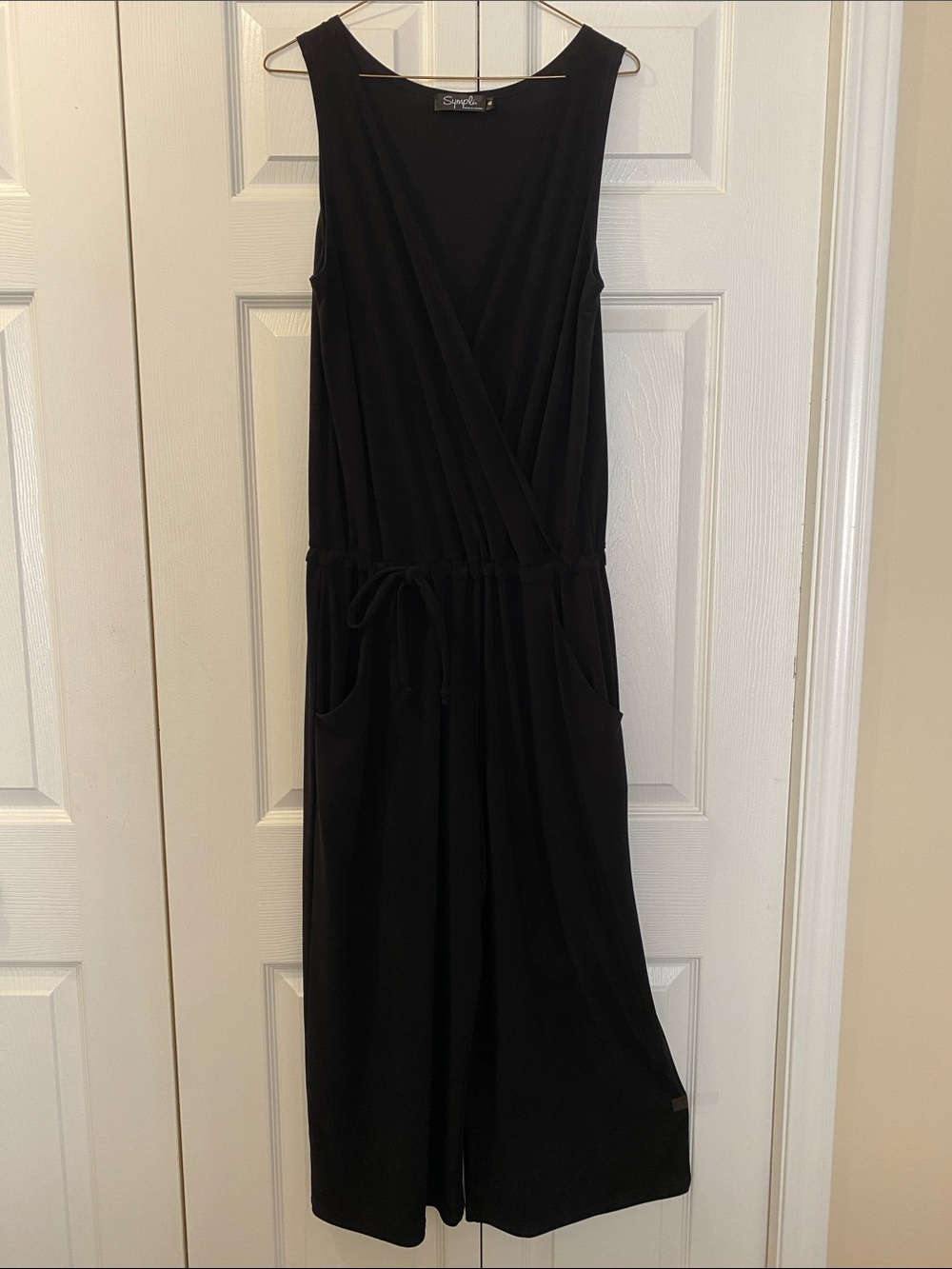 Sympli Black Sleeveless Jumpsuit
